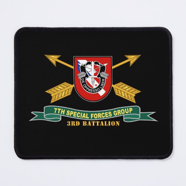 Item preview, Army - 3rd Battalion, 7th Special Forces Group - Flash w Br - Ribbon X 300 designed and sold by Military Insignia Products.