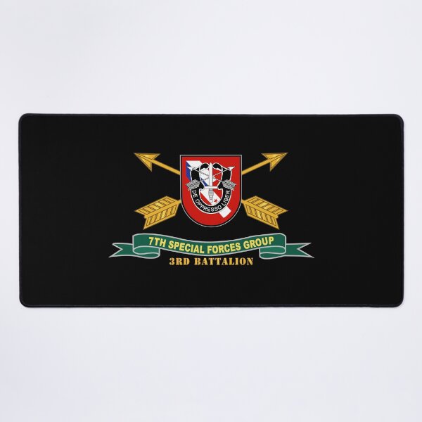 Item preview, Army - 3rd Battalion, 7th Special Forces Group - Flash w Br - Ribbon X 300 designed and sold by Military Insignia Products.