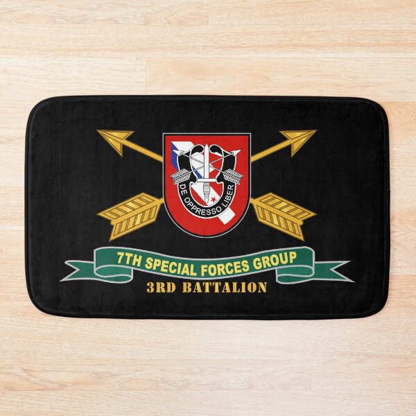 Item preview, Army - 3rd Battalion, 7th Special Forces Group - Flash w Br - Ribbon X 300 designed and sold by Military Insignia Products.