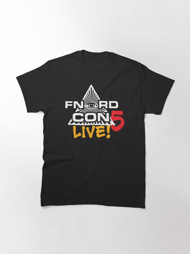 Alternate view of FnordCon 5 Live! (White Letters) Classic T-Shirt