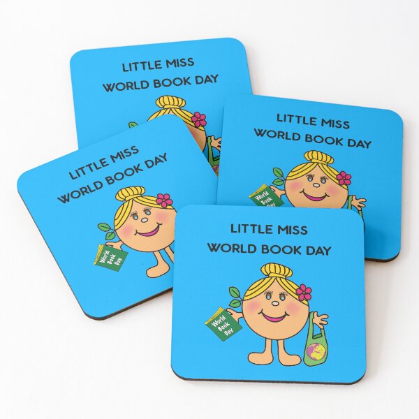 Item preview, WORLD BOOK DAY LITTLE MISS t-shirt blue designed and sold by janeynic.