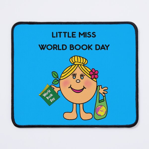 Item preview, WORLD BOOK DAY LITTLE MISS t-shirt blue designed and sold by janeynic.