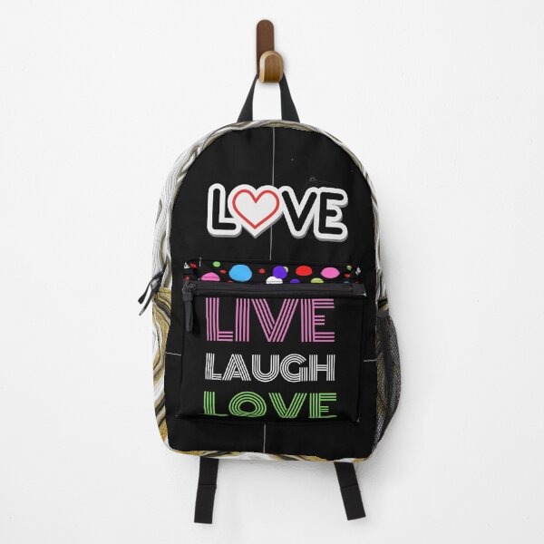 Item preview, Live Laugh Love - Short Motivational Quote | Colorful Retro Love Typography designed and sold by Delandor.