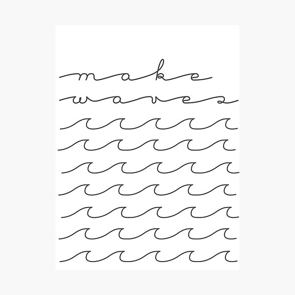 Item preview, Make Waves designed and sold by Global-Island.