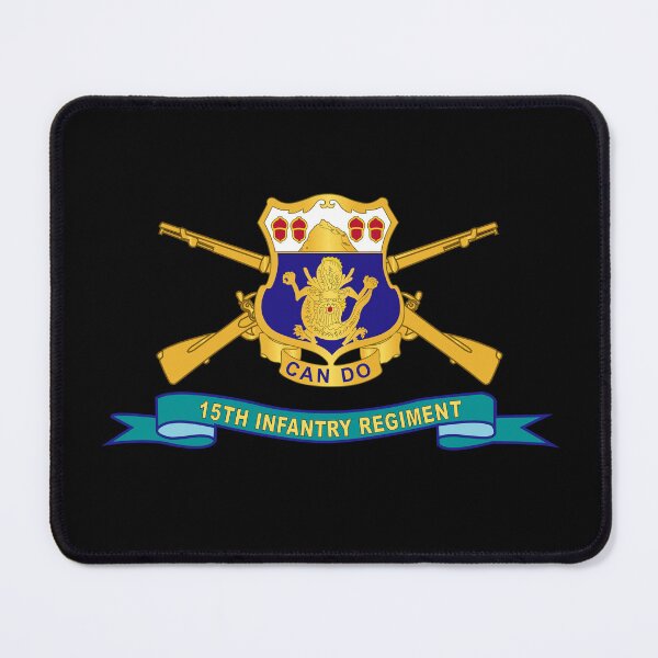 Item preview, Army - 15th Infantry Regiment - DUI w Br - Ribbon X 300 designed and sold by Military Insignia Products.