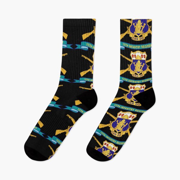 Item preview, Army - 15th Infantry Regiment - DUI w Br - Ribbon X 300 designed and sold by Military Insignia Products.