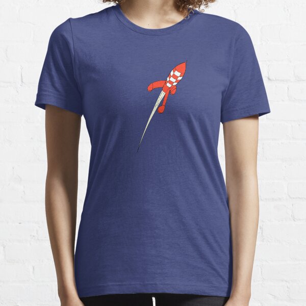 Tintin Destination Moon Rocket Essential T-Shirt