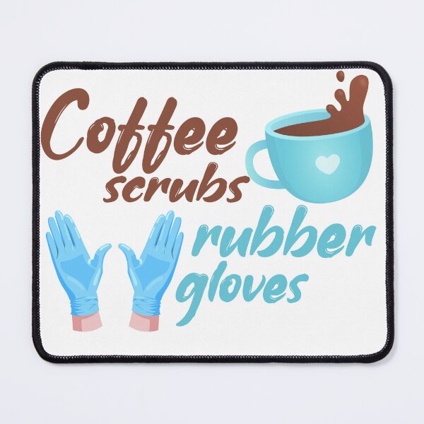 Item preview, Coffee scrubs Rubber Gloves designed and sold by ErmessThiings.