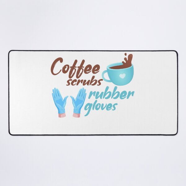 Item preview, Coffee scrubs Rubber Gloves designed and sold by ErmessThiings.