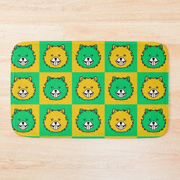Item preview, Dog face pattern yellow green designed and sold by CoolArtByMboya.