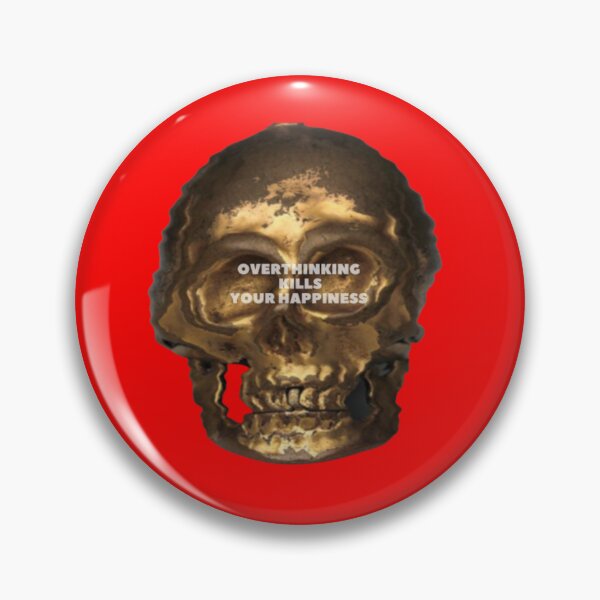 Item preview, Overthinking Kills Your Happiness designed and sold by thundercandy.