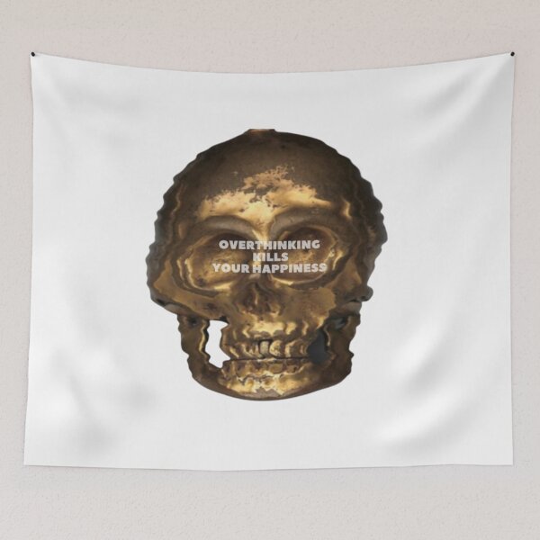 Item preview, Overthinking Kills Your Happiness designed and sold by thundercandy.