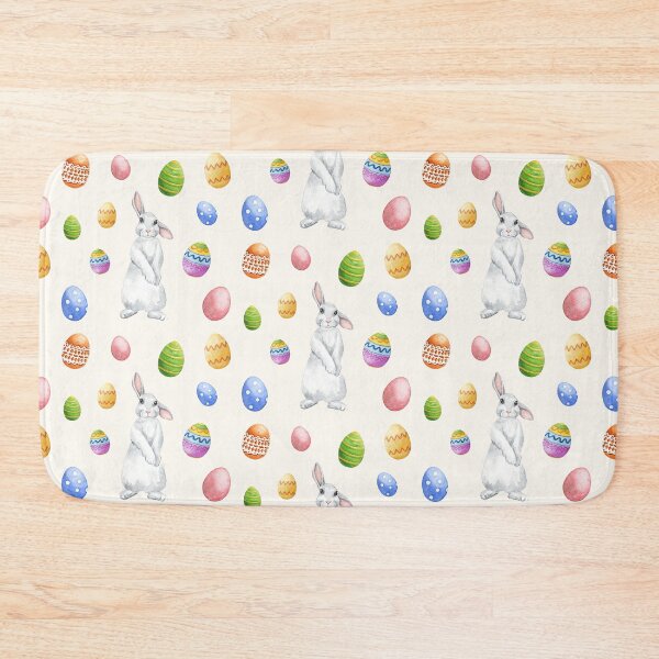 Item preview, Bunny And Colorful Easter Eggs designed and sold by DaisyPaints.