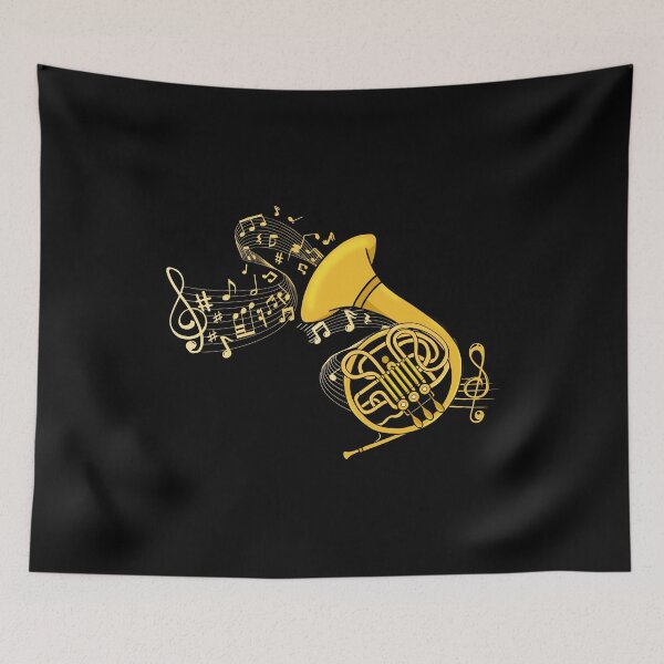 Item preview, French Horn Gift Music Lover Big Band Instrument French Horn designed and sold by DSWShirts.