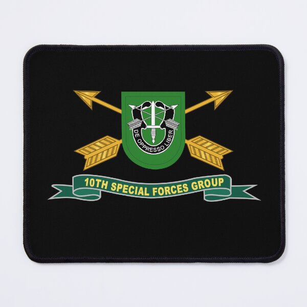 Item preview, Army - 10th Special Forces Group - Flash w Br - Ribbon X 300 designed and sold by Military Insignia Products.