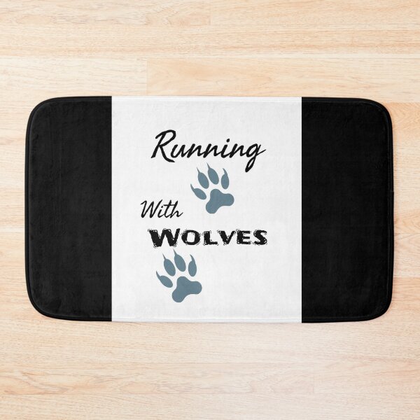 Item preview, Running With Wolves Graphic (White)   designed and sold by GladBlackLamb.