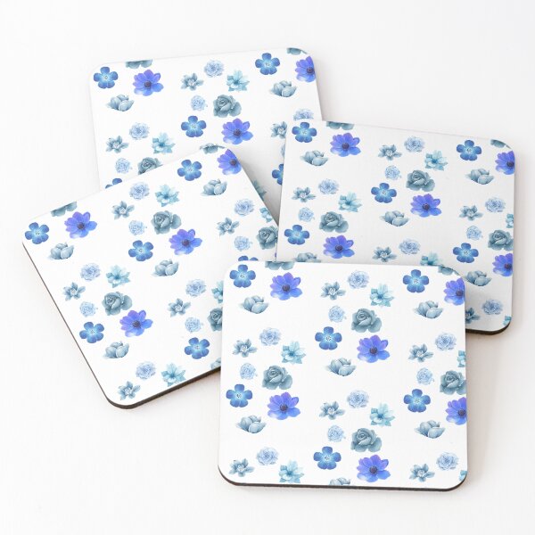 Item preview, Little Blue Flowers designed and sold by CAT-LUVERS.