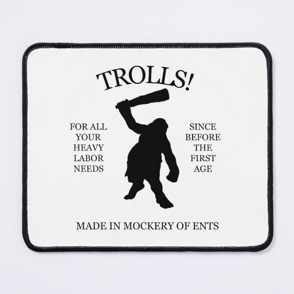 Item preview, Troll Advertisement designed and sold by PorcupineQuinn.