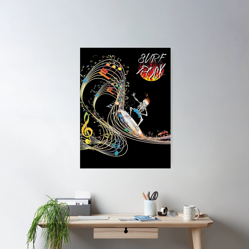 Surf Rock - Surfing with Music - surfers - surfing lovers