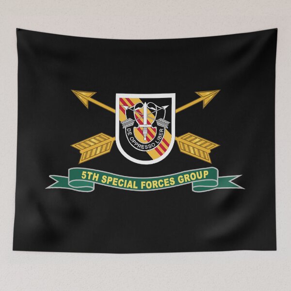 Item preview, Army - 5th Special Forces Group - Vietnam - Flash w Br - Ribbon X 300 designed and sold by Military Insignia Products.
