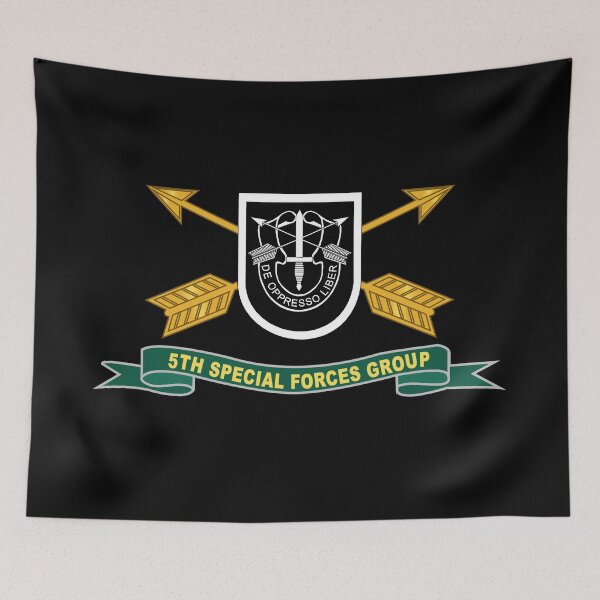 Item preview, Army - 5th Special Forces Group - Flash w Br - Ribbon X 300 designed and sold by Military Insignia Products.