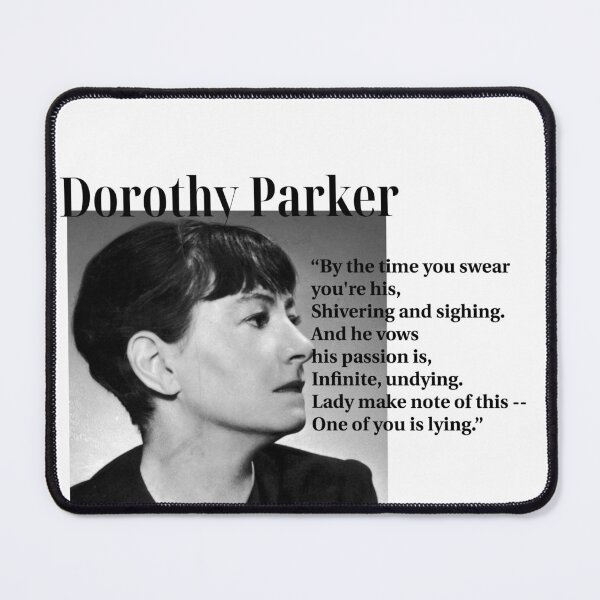Item preview, Dorothy Parker Portrait - On Love and Commitment designed and sold by VioMil.