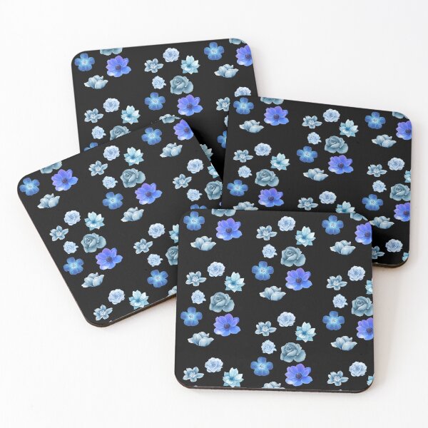 Item preview, Little Blue Flowers designed and sold by CAT-LUVERS.