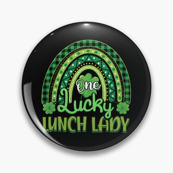 Item preview, One Lucky Lunch Lady St Patricks Day Gift designed and sold by TeeDesignsStore.
