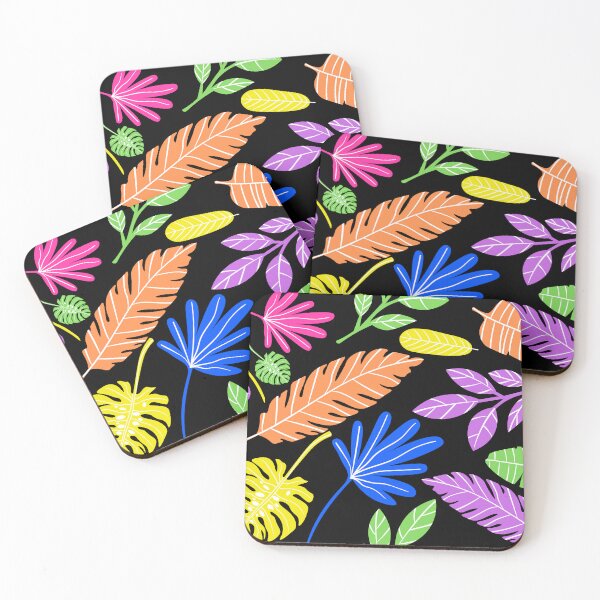Item preview, Happy colorful leaf pattern designed and sold by Designbyfia.