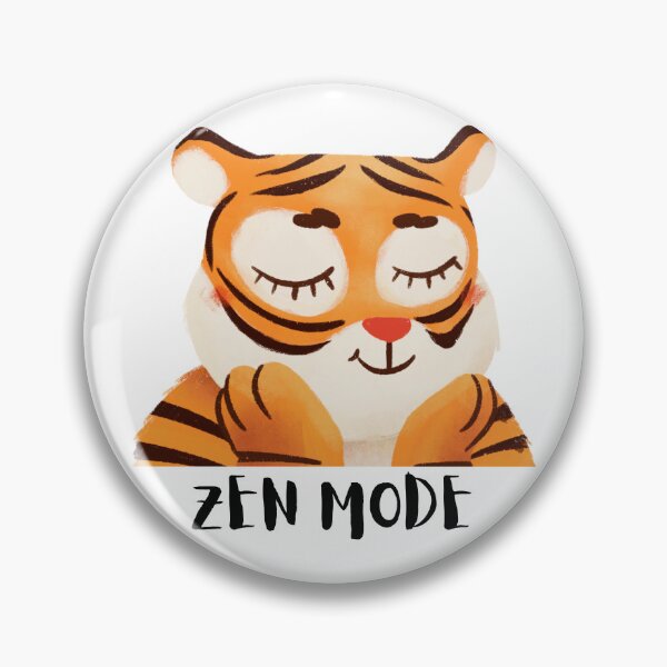 Item preview, Cute Tiger Zen Mode designed and sold by dadlal.