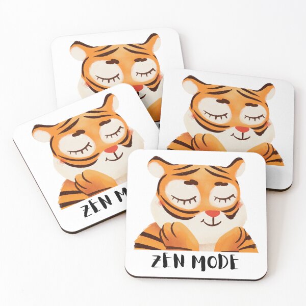 Item preview, Cute Tiger Zen Mode designed and sold by dadlal.