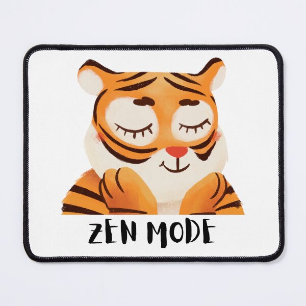 Item preview, Cute Tiger Zen Mode designed and sold by dadlal.