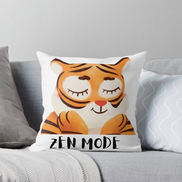 Item preview, Cute Tiger Zen Mode designed and sold by dadlal.