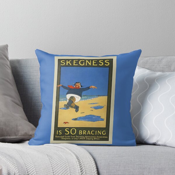 Item preview, SKEGNESS is SO BRACING - Vintage Rail L.N.E.R Travel Poster (Digitally Restored) designed and sold by RetroTeeStudio.