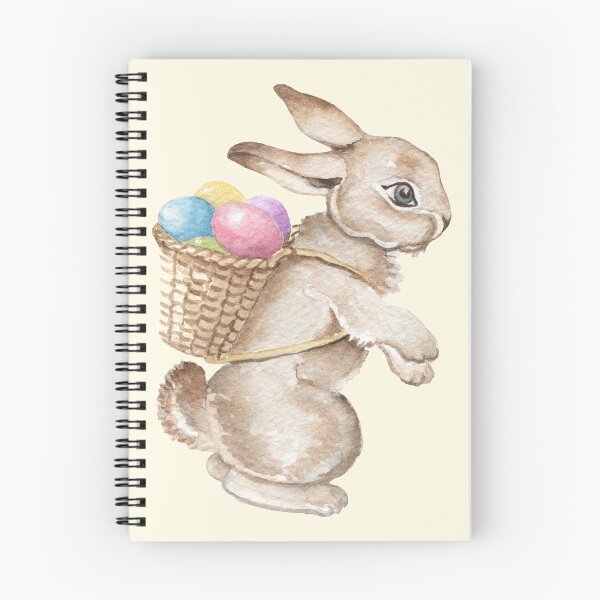Item preview, Easter Bunny With Egg Basket designed and sold by DaisyPaints.
