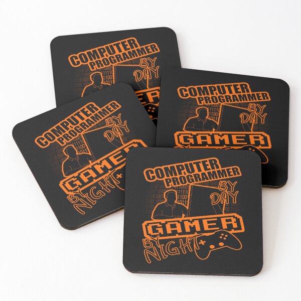 Item preview, Computer Programmer By Day Gamer By Night designed and sold by printhappy4you.