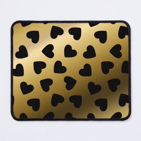 Item preview, Black heart on golden background designed and sold by Proportional19.