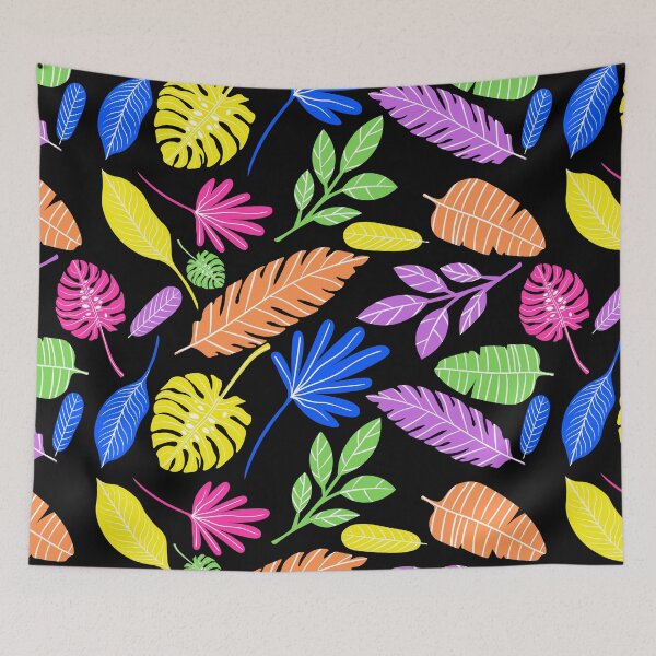Item preview, Happy colorful leaf pattern designed and sold by Designbyfia.