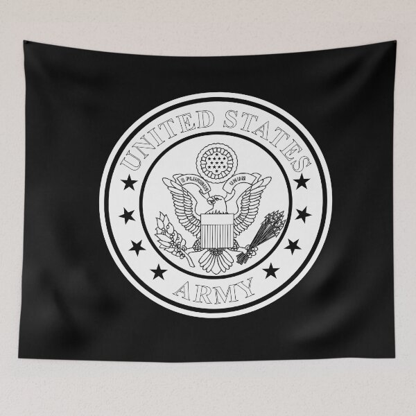 Item preview, Emblem - United States Army - BLK Stars - BW X 300 designed and sold by Military Insignia Products.