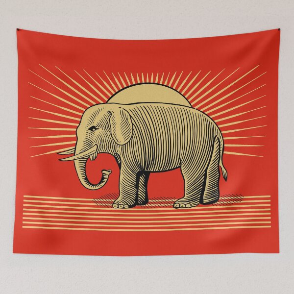 Item preview, The Vintage Elephant Safety Match designed and sold by rogue-design.