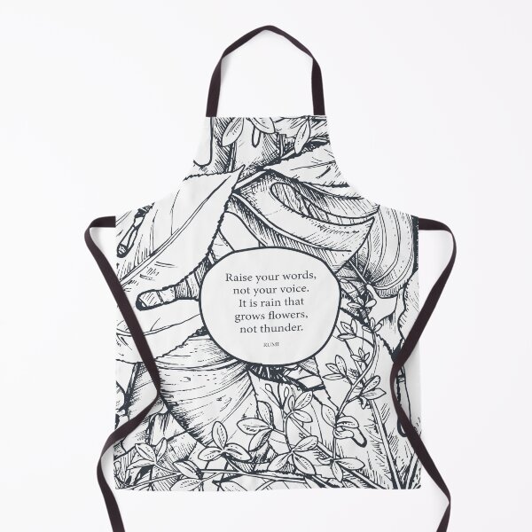 Item preview, Raise your words, not your voice. - Rumi designed and sold by StudioCitrine.