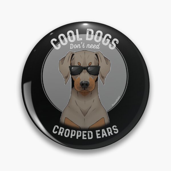 Item preview, Cool dogs don’t need cropped ears - Fawn Isabella Doberman designed and sold by Art by RK (prev. AnimalArtist).