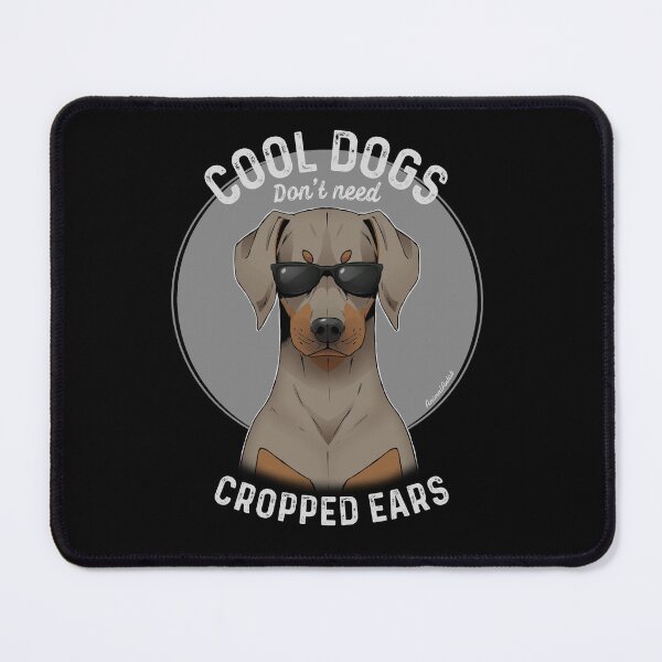Item preview, Cool dogs don’t need cropped ears - Fawn Isabella Doberman designed and sold by AnimalArtist.