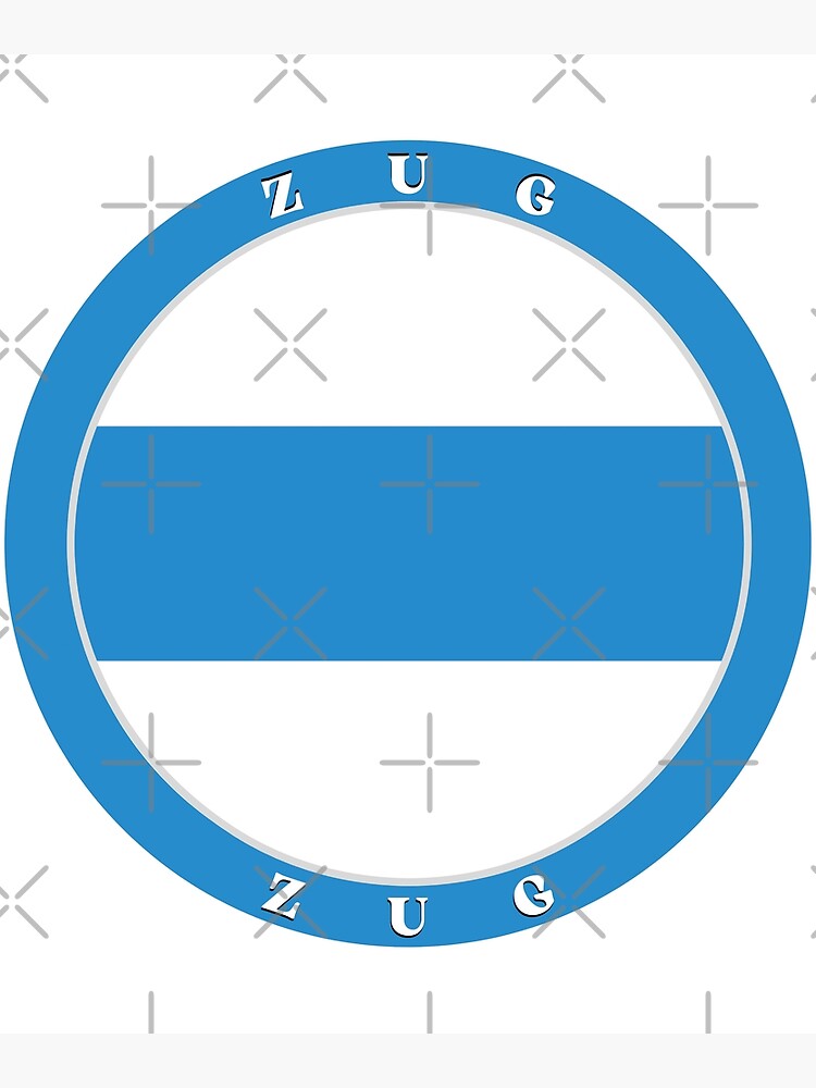 "Swiss Canton of Zug" Poster for Sale by FedSherDesign Redbubble