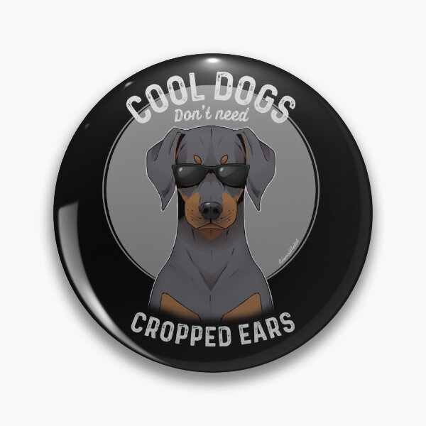 Item preview, Cool dogs don’t need cropped ears - Blue Doberman designed and sold by Art by RK (prev. AnimalArtist).