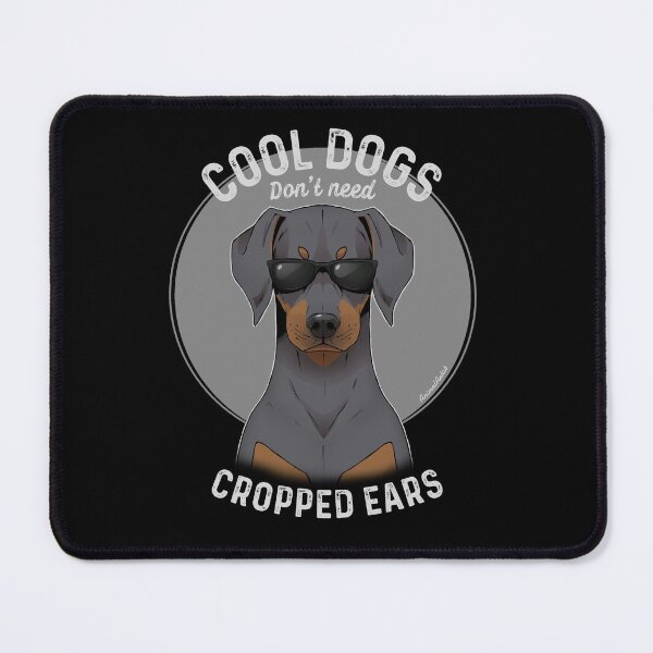 Item preview, Cool dogs don’t need cropped ears - Blue Doberman designed and sold by Art by RK (prev. AnimalArtist).