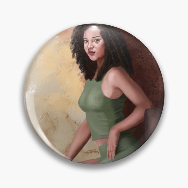 Item preview, Black girl, abstract decorative portrait designed and sold by ALVALERA.