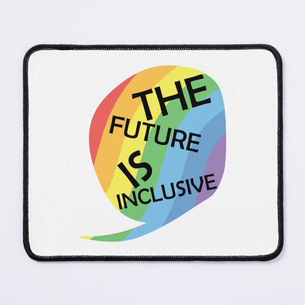 Item preview, The Future Is Inclusive Pride Rainbow Pink . designed and sold by Every Pet Shirts.