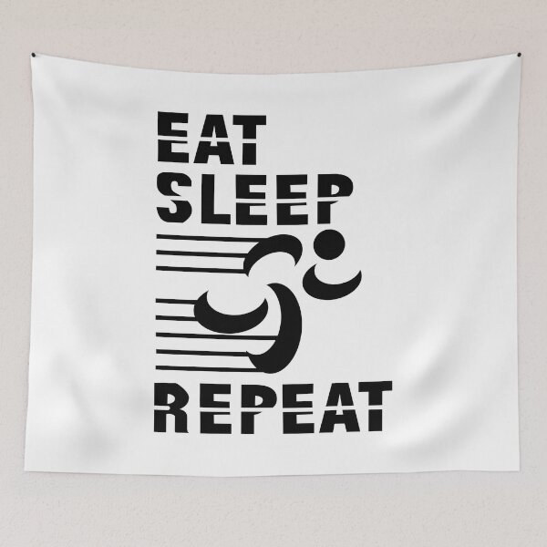 Item preview, Eat Sleep Running Repeat designed and sold by emhoteb.