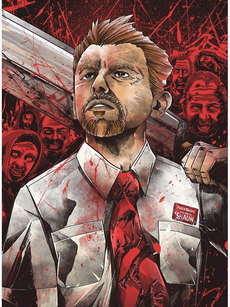 "Shaun of the dead " Art Print by funnstores009 Redbubble